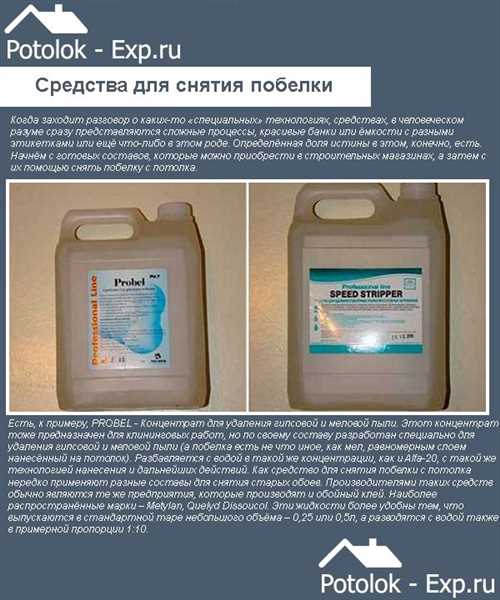 Выбор состава побелочной смеси