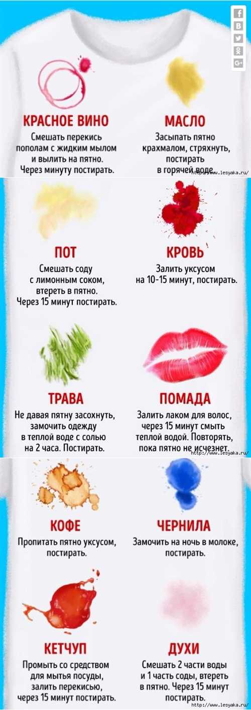 1. Пятна от масла или жира